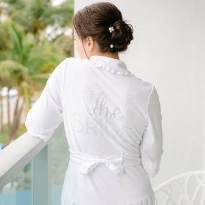 Betsey Johnson wedding the bride robe